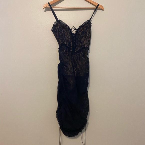 SOLD NWT For Love and Lemons Gracie High-Low Dress - Picture 4 of 6